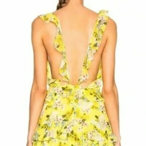 NWT Marissa Webb Kaya Silk Print Dress.  SZ S - Picture 6 of 7